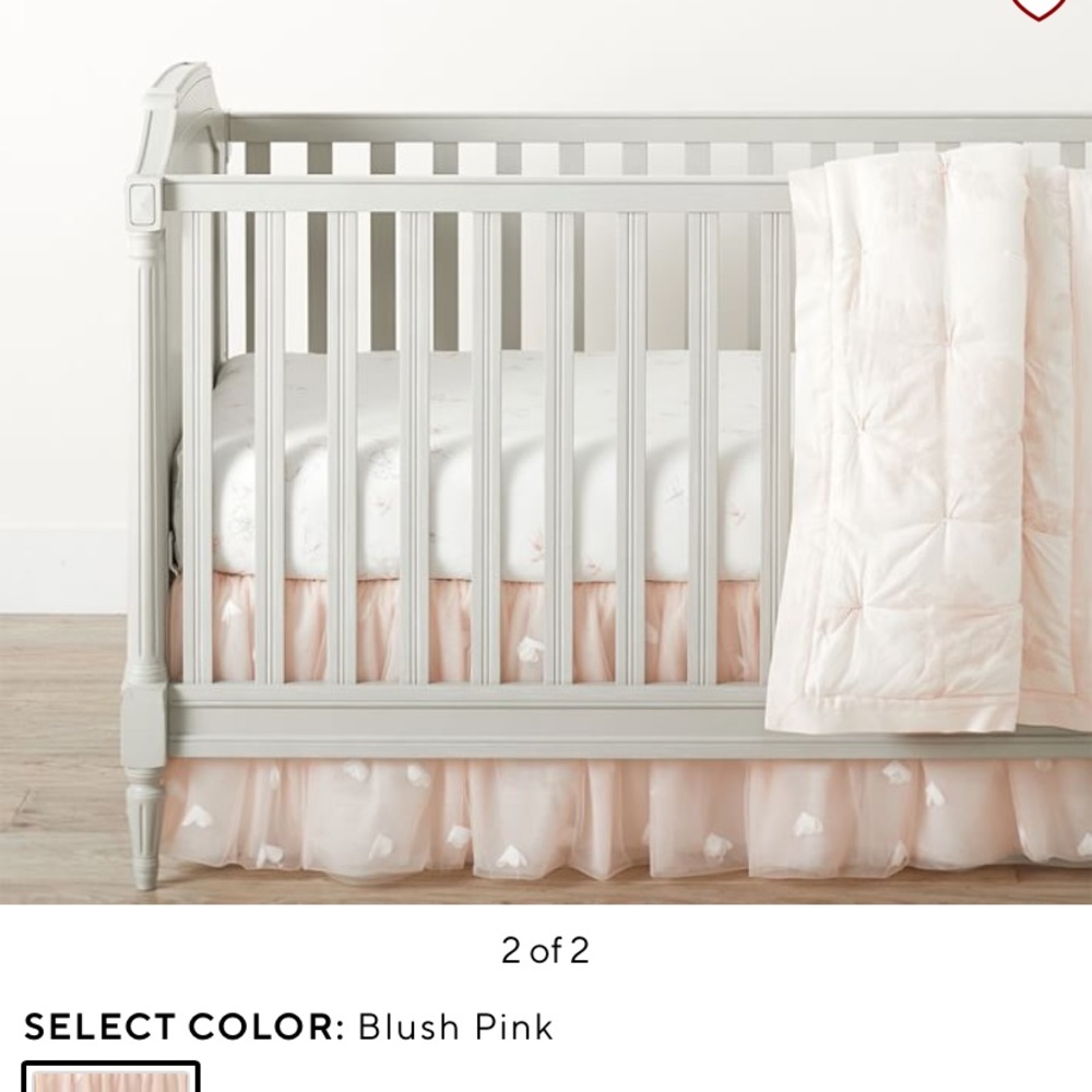 Pottery Barn Tulle Crib Skirt